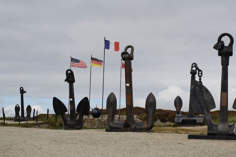 Pointe de Penh-Hir, un blockhaus datant de la Seconde Guerre mondiale abrite les collections qui relatent la bataille de l’Atlantique.